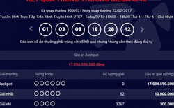 Kết quả Vietlott ngày 22.2: Chưa tìm ra chủ nhân giải Jackpot 17 tỷ