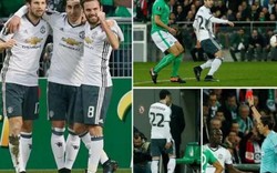 Clip Mkhitaryan ghi bàn cho M.U và gặp vận hạn