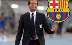 Barcelona tranh HLV Allegri với Arsenal