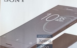 Rò rỉ thiết kế Sony Xperia XZ Premium, màn hình 4K