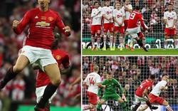 Clip Ibrahimovic lập cú đúp, M.U vô địch League Cup