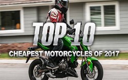 Top 10 xe mô tô đường phố rẻ nhất năm 2017