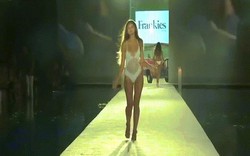 Clip hot: Người mẫu bikini nhảy hăng văng áo