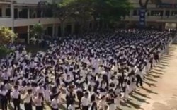 Thể dục giữa giờ bằng màn flashmob "bống bống bang bang" cực chất