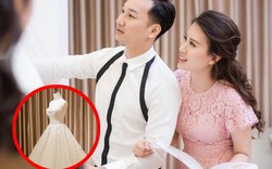 Cận cảnh chiếc váy cưới trị giá 200 triệu đồng của vợ MC Thành Trung