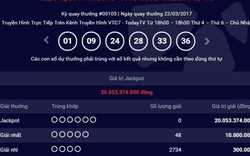 Kết quả Vietlott ngày 22.3: Giải Jackpot 20 tỷ chưa tìm thấy chủ nhân