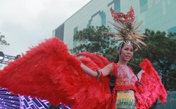 Chiêm ngưỡng bộ cánh đoạt giải nhất cuộc thi “Sắc màu Mardi Gras”