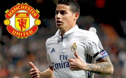 Chi 60 triệu bảng, M.U "đặt gạch" mua James Rodriguez