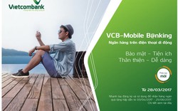 Vietcombank ra mắt dịch vụ Ngân hàng trên điện thoại di động VCB-Mobile B@nking phiên bản mới