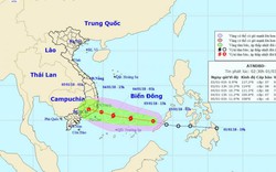 Trưa nay 3/1, bão số 17 áp sát Trường Sa và nhắm vào Nam Trung Bộ