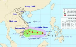 Bão số 1 (Bolaven): Có xu hướng suy yếu và đi vào Bà Rịa- Vũng Tàu