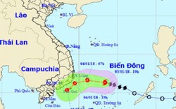 Bão số 1 quần thảo Trường Sa, biển động mạnh