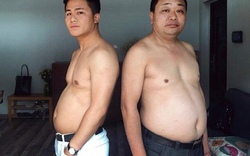 Trung Quốc: Phát sốt vì đại gia đình bụng mỡ bỗng hóa toàn “6 múi”