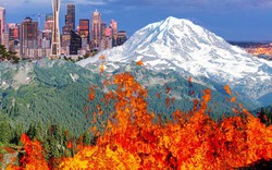 Núi lửa cao nhất Washington và nguy cơ san phẳng thành phố Mỹ