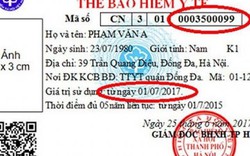 Thẻ BHYT mới:  Có thông tin mức tiền được hưởng khi khám chữa bệnh