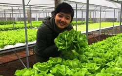 Hot girl xứ Quảng bỏ phố về quê trồng rau, thu 20 triệu/tháng