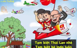 ẢNH CHẾ HÔM NAY (17.1): U23 Việt Nam bỏ "ao làng", bơi ra "biển lớn"