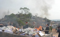 Đốt cháy 260 bánh heroin tang vật vụ án ma túy "khủng" ở Quảng Ninh