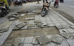 Ban quản lý nói vỉa hè Đà Nẵng bị hỏng do dân dẫm lên gạch