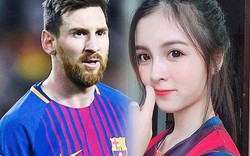 Dân mạng "bấn loạn" vì nữ sinh Hà Nội đẹp như Tây lại mê Messi điên đảo