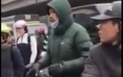 Trung Anh - Lương Bổng phim Người phán xử xô xát với tài xế taxi trên phố