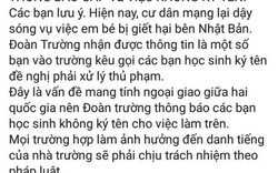 Trường Marie Curie nói gì về kêu gọi không ký ủng hộ bé Nhật Linh?