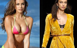 Tình cũ CR7 - Irina Shayk mặc xẻ sâu, lộ vòng 1 "lép" khác thường