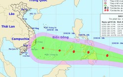 Bão Sanba giật cấp 10 đang hướng vào Biển Đông