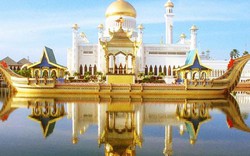 Khám phá cung điện dát vàng lớn nhất thế giới của nhà vua Brunei