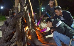 Quảng Nam: Đốt lửa sum vầy đón giao thừa ở vùng quê