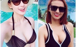 Đầu năm mới, gái 1 con Lã Thanh Huyền khoe thân hình rực lửa với bikini