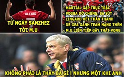 ẢNH CHẾ HÔM NAY (24.2): Wenger “trù yểm” M.U, Arsenal đen đủi