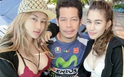 Người đàn ông sống hạnh phúc với 2 vợ xinh đẹp và 9 con ở Thái Lan