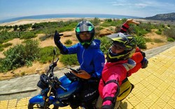 Ghen tỵ với chuyến phượt xuyên Việt bằng xe máy của cặp đôi Hà thành