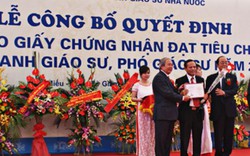 Những quan chức nào bị loại khỏi danh sách công nhận GS, PGS?