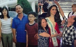 Ảnh cũ gia đình tân Hoa hậu chuyển giới Quốc tế gây chú ý