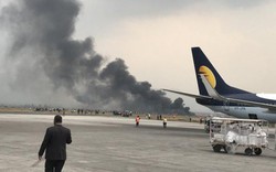 Máy bay chở 78 người rơi ở sân bay quốc tế Nepal, có thương vong