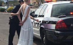 Bi hài cô dâu bị bắt trên đường tới đám cưới