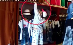 Clip: Người đàn ông cùng bé trai dàn cảnh trộm cắp trong cửa hàng