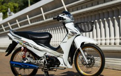 Xe số Honda Wave 125i trắng ngọc trai, độ lên quá đẹp