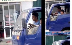 Nóng 24h qua: Clip bé trai lái xe tải bon bon trên phố khiến dân mạng sửng sốt