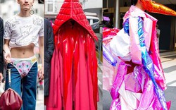 Trang phục "dị" ở Tokyo: Mặc quần lót ra ngoài, quấn vải kín mít