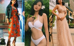 Thời trang tắc kè hoa của con gái "nữ hoàng cảnh nóng" Việt Nam