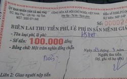 Nộp phí xác nhận độc thân 100.000 đồng để xây dựng quê hương?