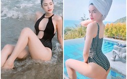 Mới chớm hè, Hà Hồ Minh Hằng đua nhau diện bikini nóng bỏng