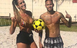 Hot girl tâng bóng tuyệt đỉnh khiến danh thủ Neymar chật vật đối đầu
