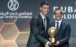 Giật giải Globe Soccer Awards, Ronaldo lập kỷ lục “khủng”