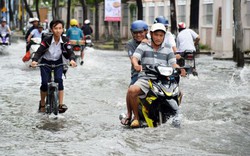 TP.Cà Mau ngập nặng vì ảnh hưởng bão số 1