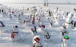 Đến lễ hội quy tụ hơn 2.000 người tuyết dưới tiết trời -20 độ C ở Trung Quốc