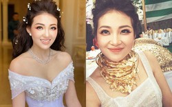 Nữ trang 9 tỷ đồng, vàng đeo chật cổ của cô dâu trong siêu đám cưới ở Nam Định